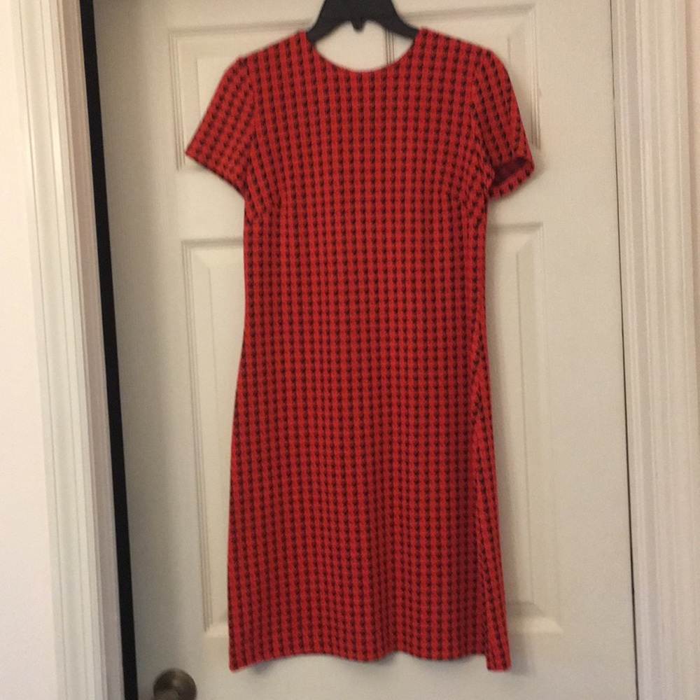 Calvin Klein Red and Black Dress